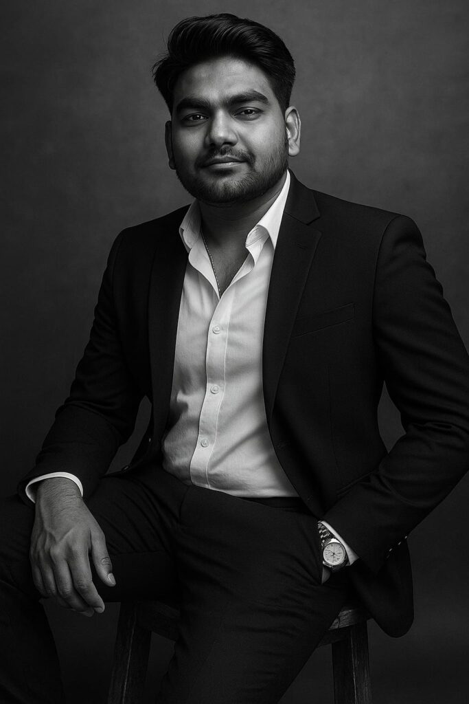 Moody Fashion Portrait Series – Black Suit Power Poses