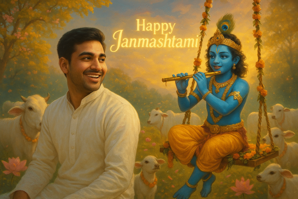  Krishna Janmashtami AI Images chat gpt