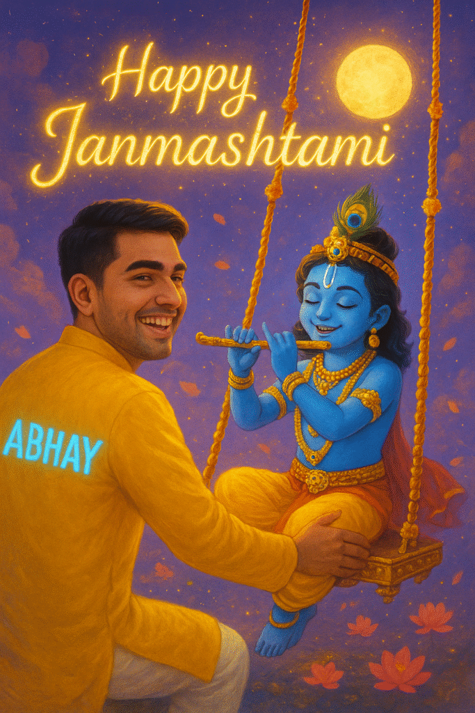 lord Krishna Janmashtami AI Images 