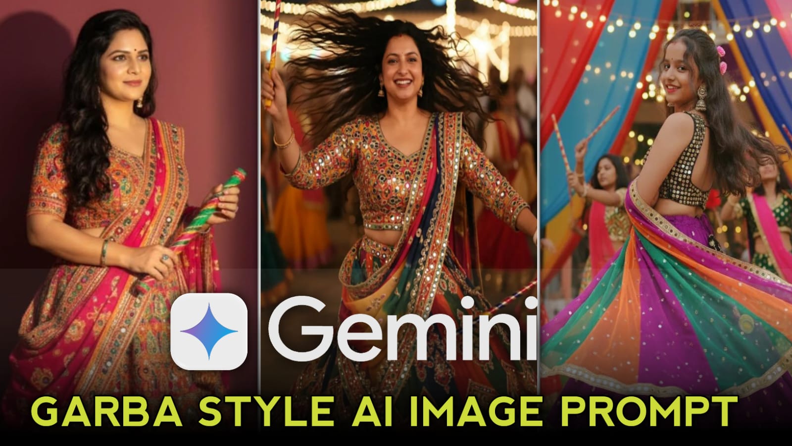 Read more about the article Google Gemini Navratri AI Photo Editing Prompts 2025 – Garba Style