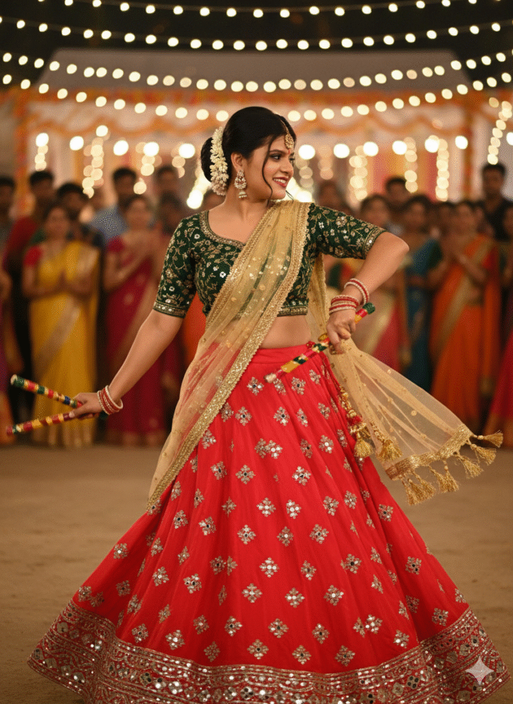 AI-generated Garba photos