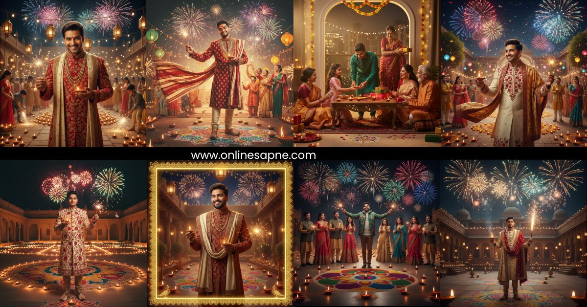 Diwali AI Photo Editing Prompts 2025 | Best AI Image Generator Ideas
