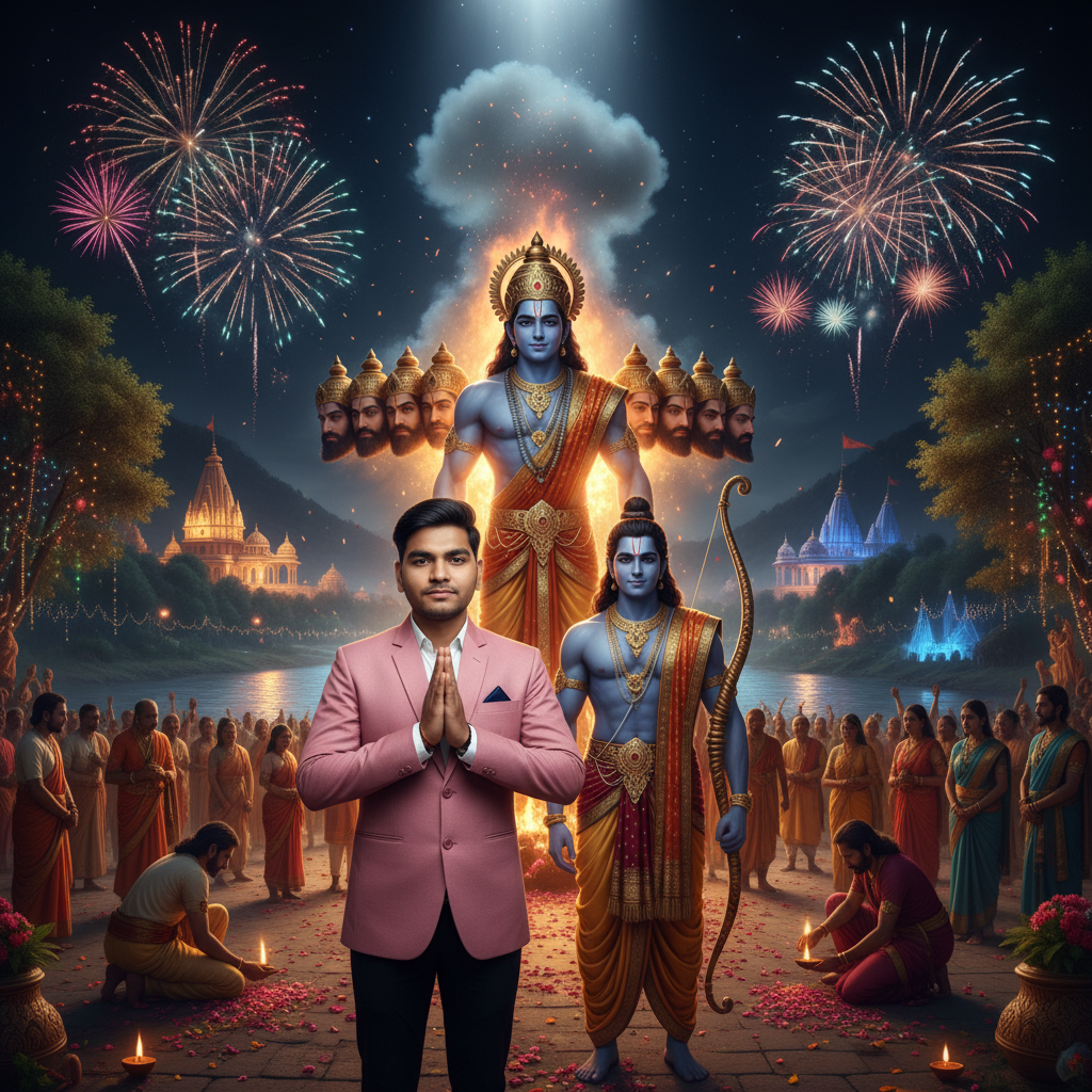 Dussehra AI Images Prompt google gemini