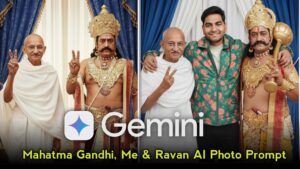 Read more about the article Mahatma Gandhi, Me & Ravan AI Photo – Step by Step Guide