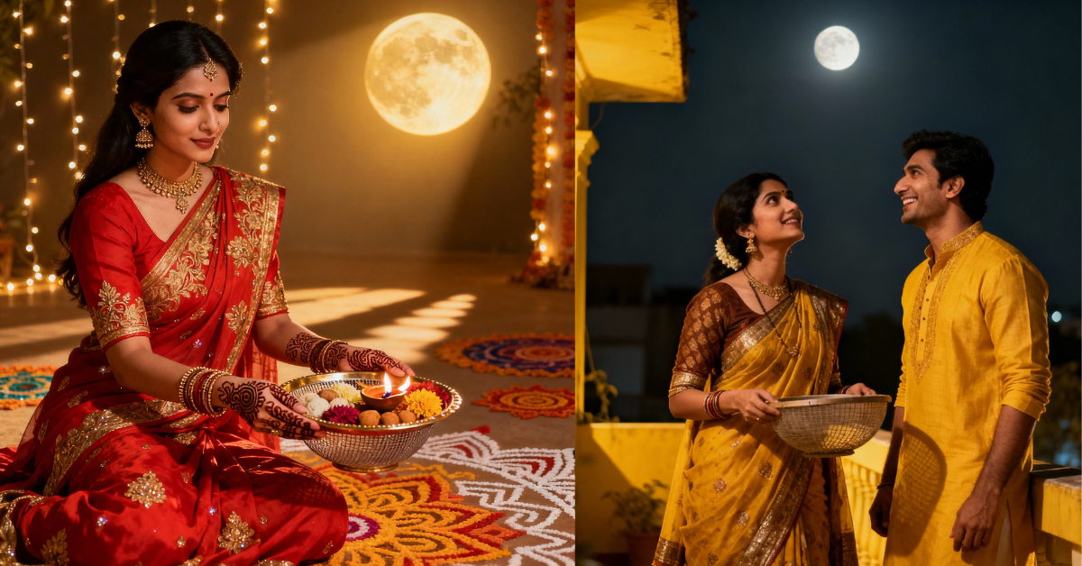 You are currently viewing Karwa Chauth AI Image Prompt 2025 – Create Magical AI Photos for Festival Vibes