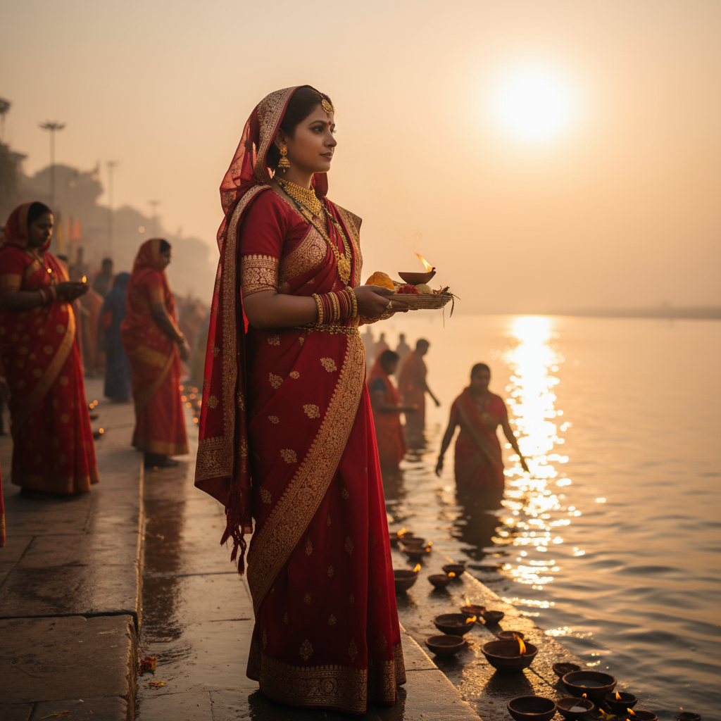 Chhath Puja AI photo editing