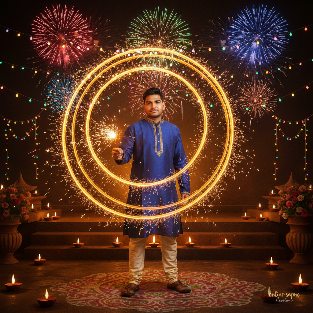 AI Diwali design generator for social media