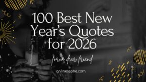 Read more about the article 100 Best New Year’s Quotes for 2026