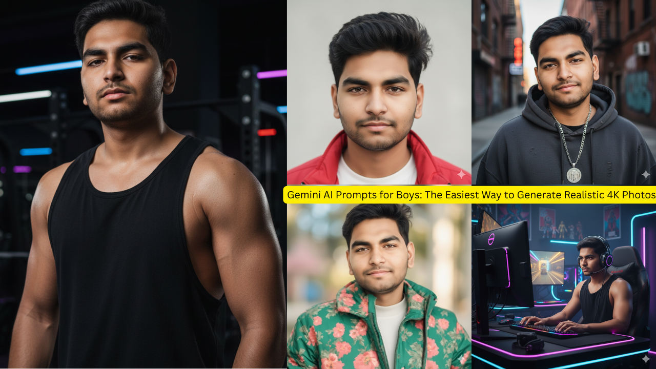 Gemini AI Prompts for Boys: The Easiest Way to Generate Realistic 4K Photos
