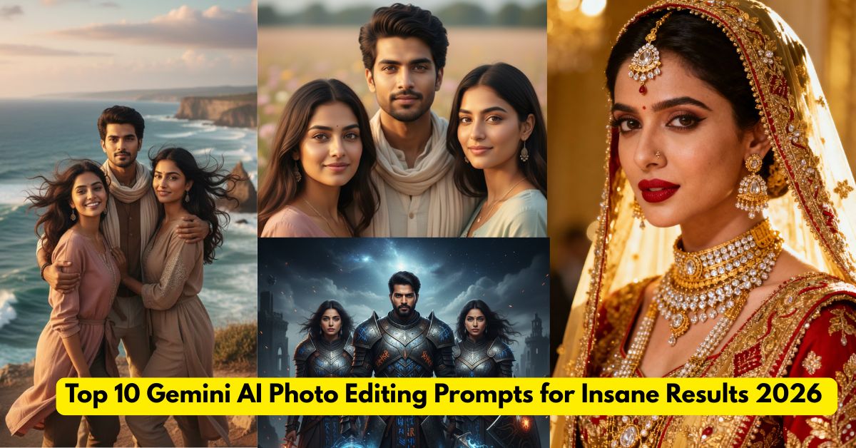 You are currently viewing Top 10 Gemini AI Photo Editing Prompts for Insane Results 2026 – Gemini AI Photo Prompt Copy Paste