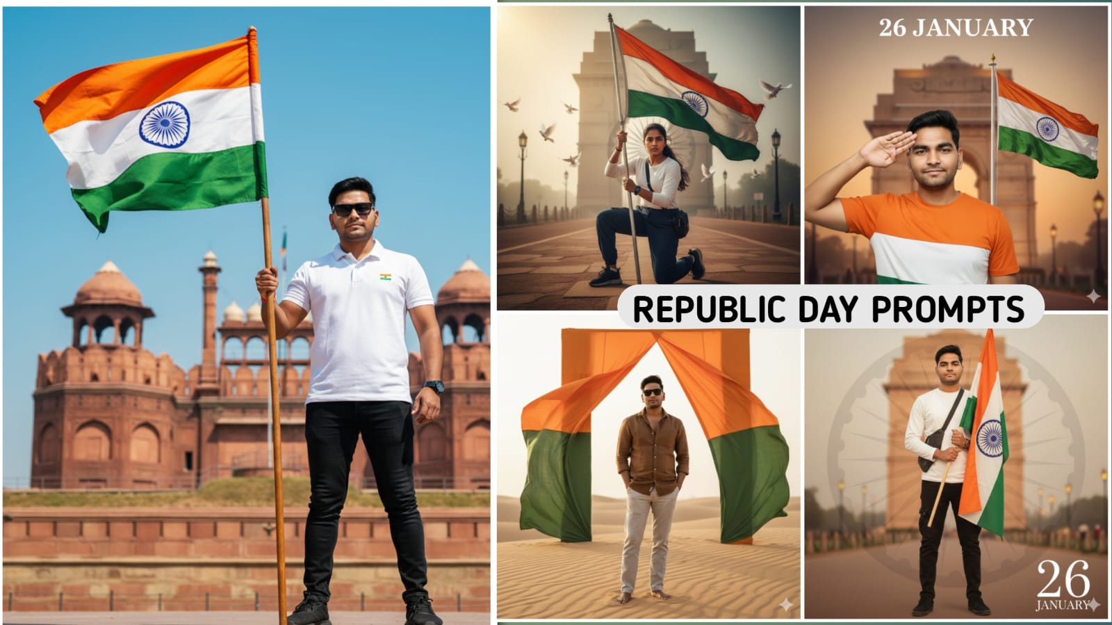 Read more about the article Republic Day 2026 AI Photo Editing Prompts – Google Gemini Photo Editing Prompts 2026
