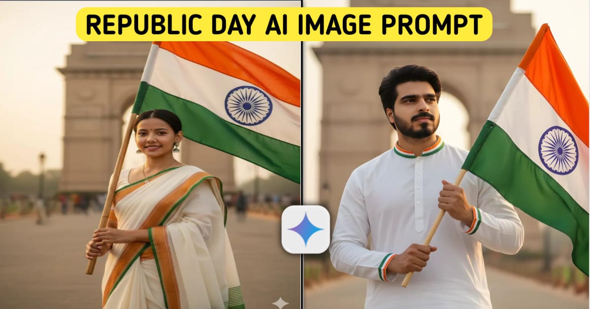 Read more about the article Republic Day Gemini Prompt 2026 – Best AI Photo Editing Prompts for 26 January