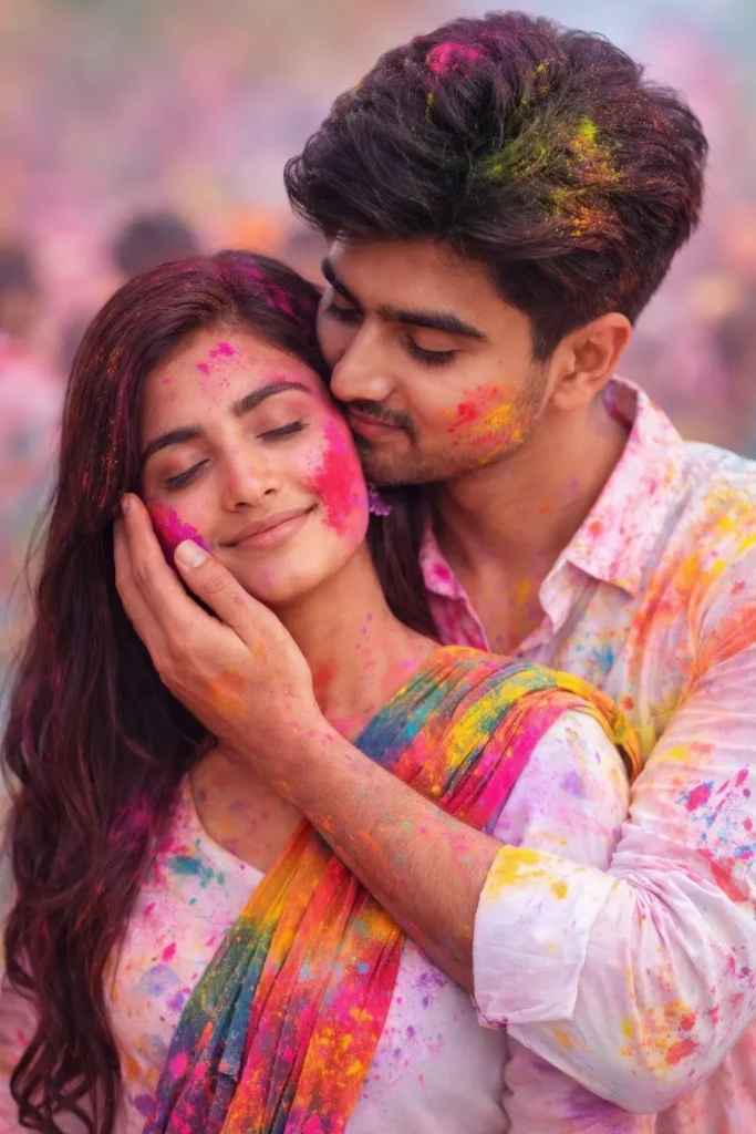 Top 20 Couples Happy Holi AI Photo Editing Prompts