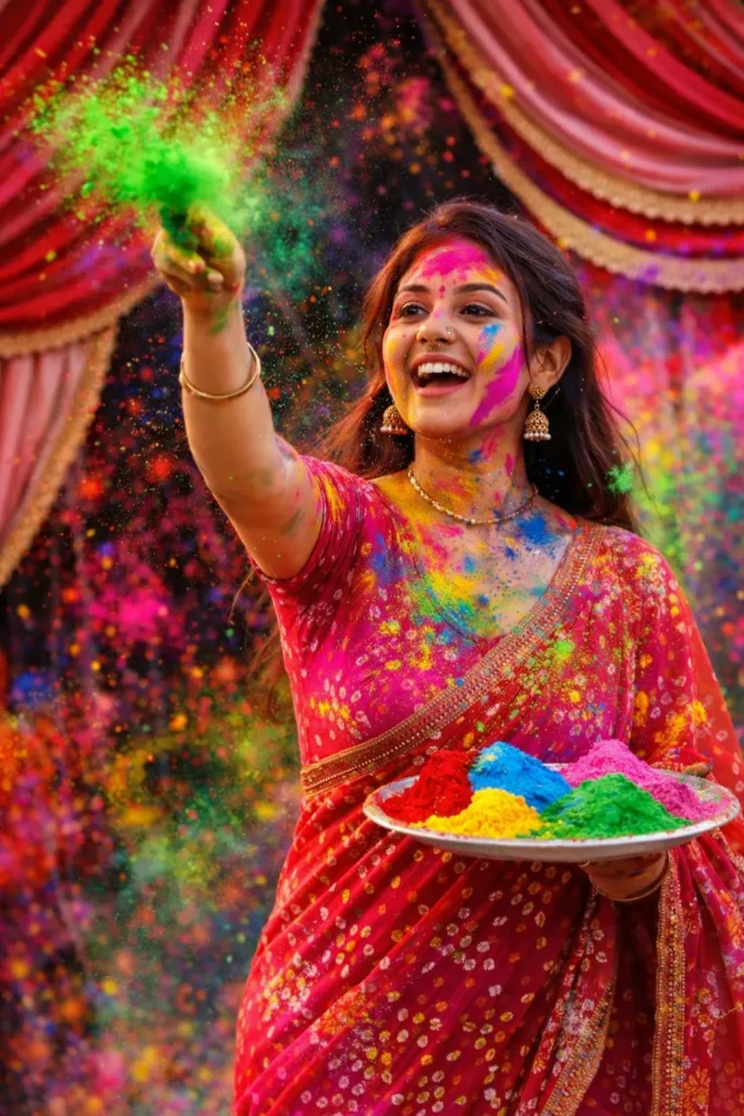 Happy Holi AI Photo Editing Prompts 2026 [Google Gemini]