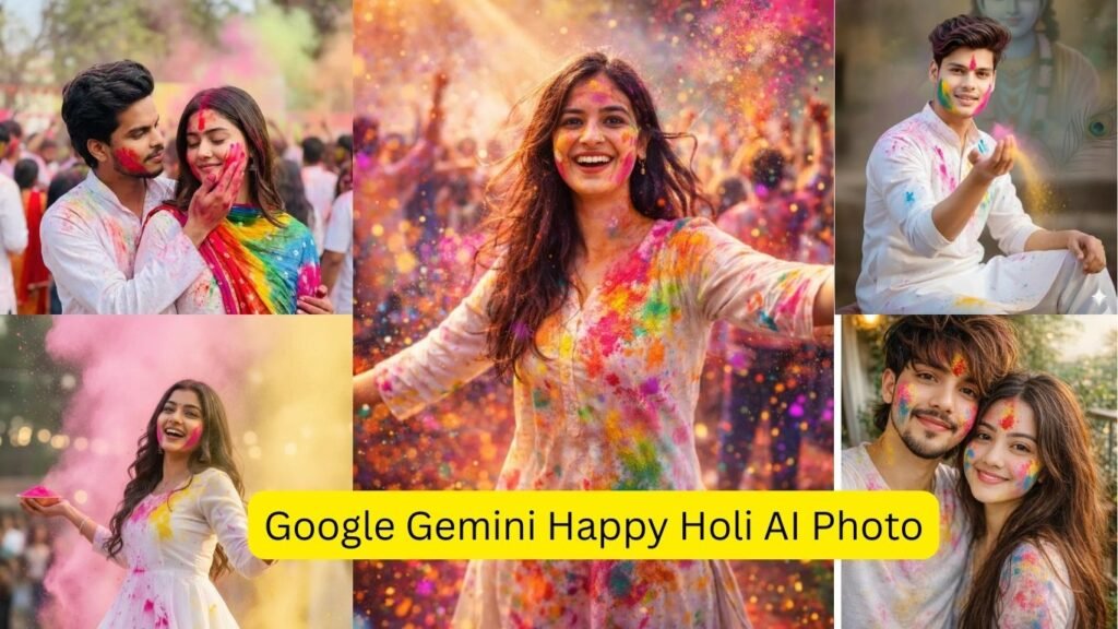 Google Gemini Happy Holi AI Photo Editing Prompts 2026 - Online Sapne