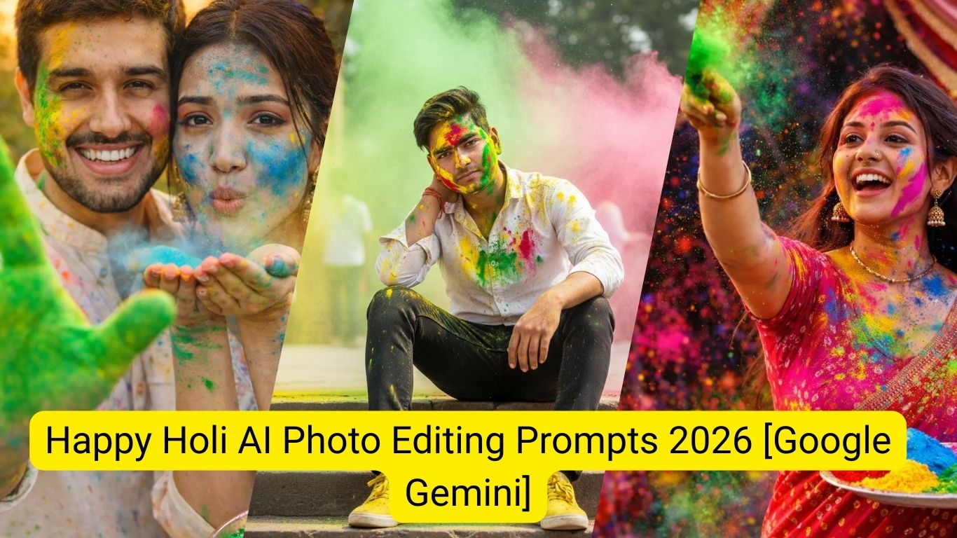 Read more about the article Happy Holi AI Photo Editing Prompts 2026 [Google Gemini]
