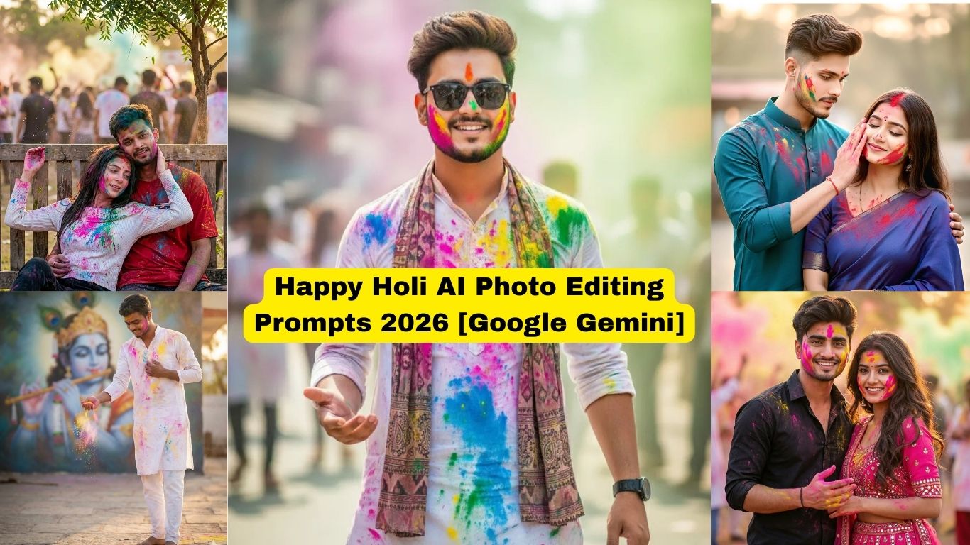 Read more about the article Happy Holi AI Photo Editing Prompts 2026 [Google Gemini]
