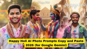 Read more about the article Happy Holi AI Photo Prompts Copy and Paste 2026 (for Google Gemini)