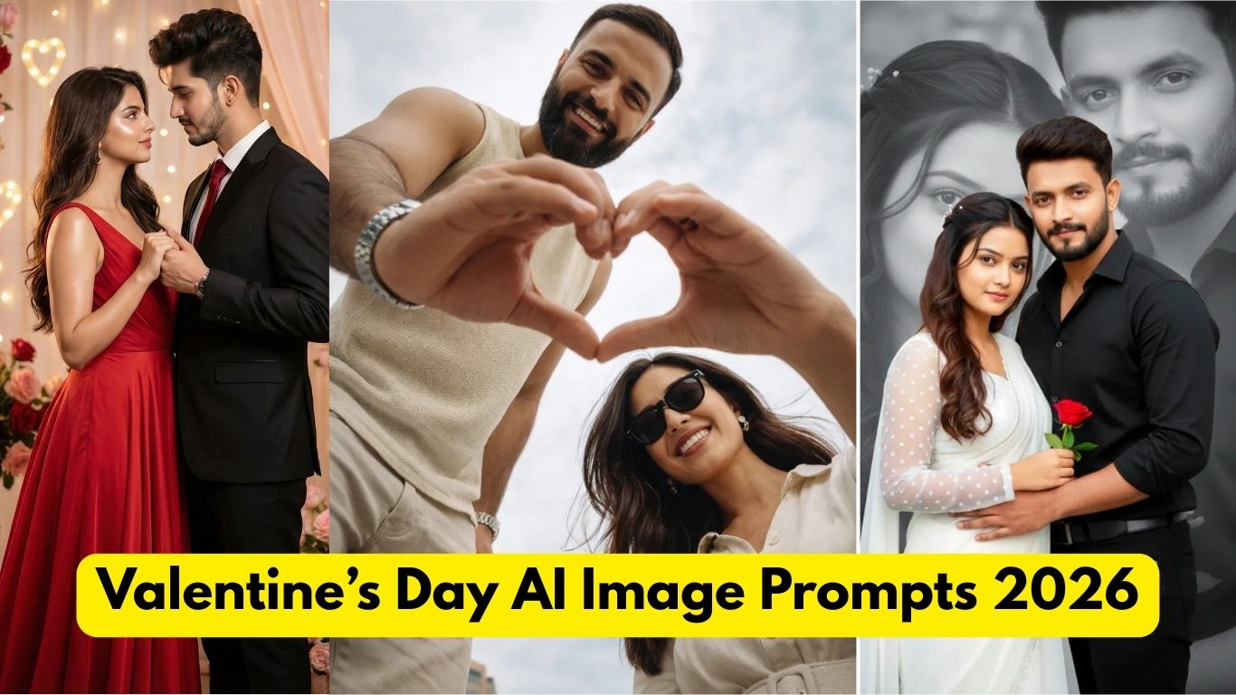 Read more about the article Valentine’s Day AI Image Prompts 2026: Romantic Valentine Images Banane ke Best AI Prompts (Hindi Guide)