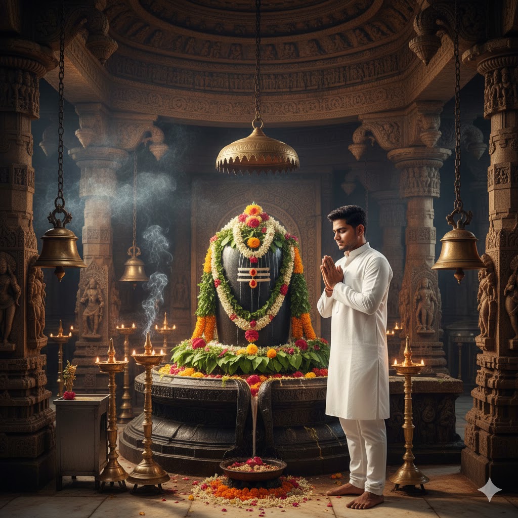 Prompt Shiva Temple Darshan Moment