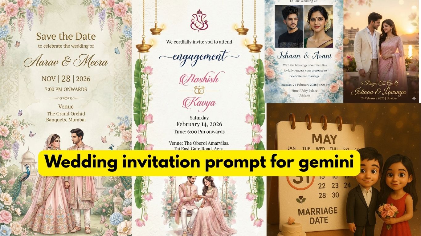 You are currently viewing Wedding Invitation Prompt for Gemini AI – Complete Guide