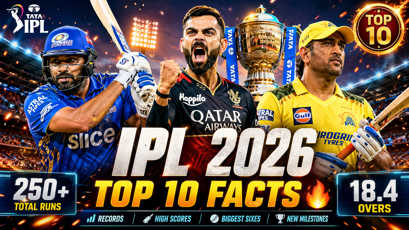 You are currently viewing IPL 2026: Top 10 Facts, Records & Key Highlights (High-Scoring Season Explained)