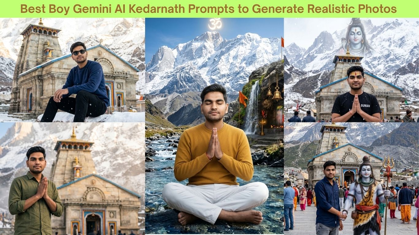 Read more about the article Best Boy Gemini AI Kedarnath Prompts to Generate Realistic Photos (2026 Guide)