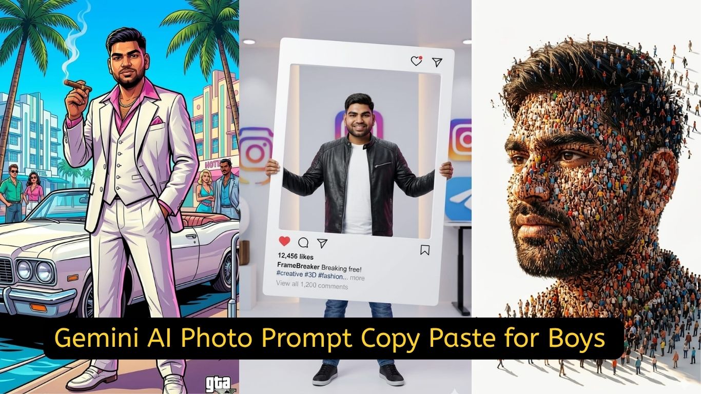 Read more about the article Gemini AI Photo Prompt Copy Paste for Boy (2026 Trending Prompts)