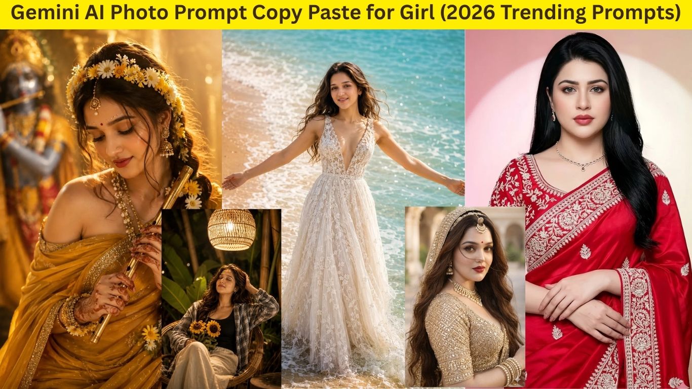 Read more about the article Gemini AI Photo Prompt Copy Paste for Girl (2026 Trending Prompts)