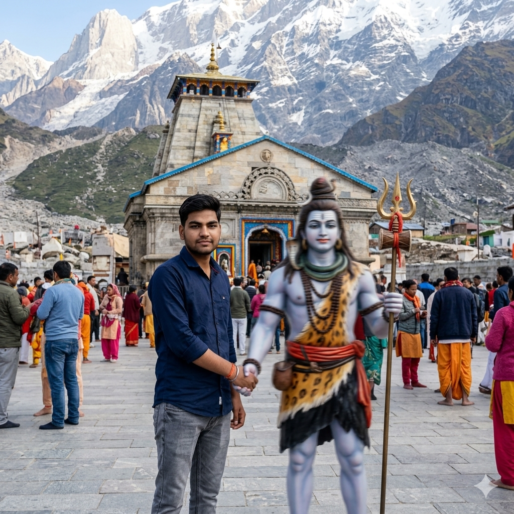  kedarnath ai boy photo prompts,