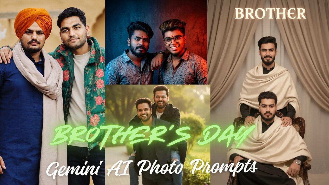 You are currently viewing Brother’s Day Gemini AI Photo Prompts: Create Emotional & Realistic AI Images (2026 Guide)