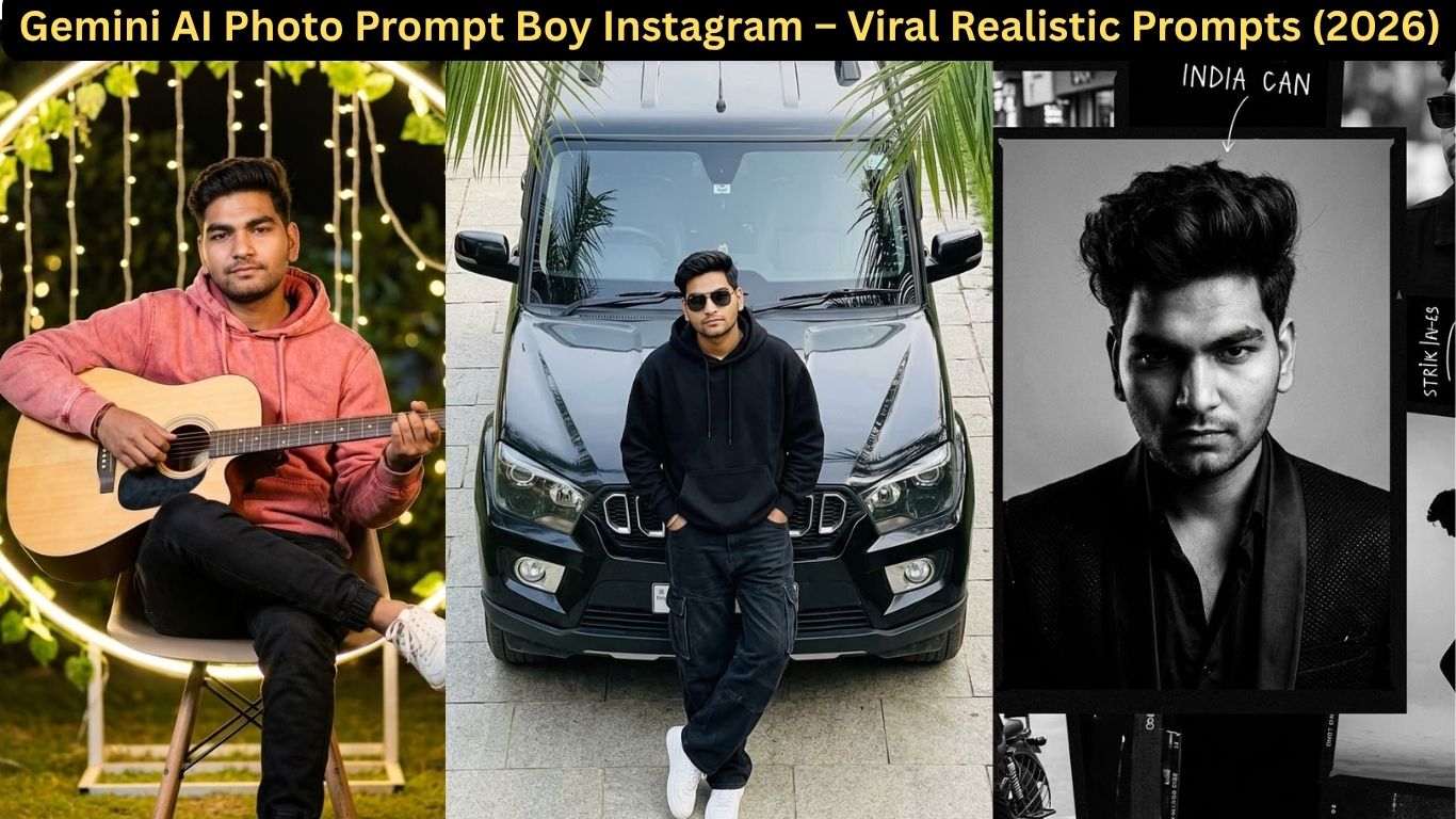 Read more about the article Gemini AI Photo Prompt Boy Instagram – Viral Realistic Prompts (2026)