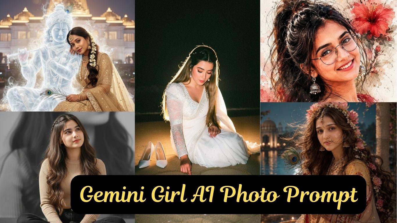 Read more about the article Gemini Girl AI Photo Prompt – 5 Ultra Realistic Portrait Ideas