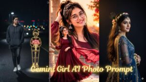 Read more about the article Gemini Girl AI Photo Prompt – Ultra Realistic Cinematic Portrait Ideas