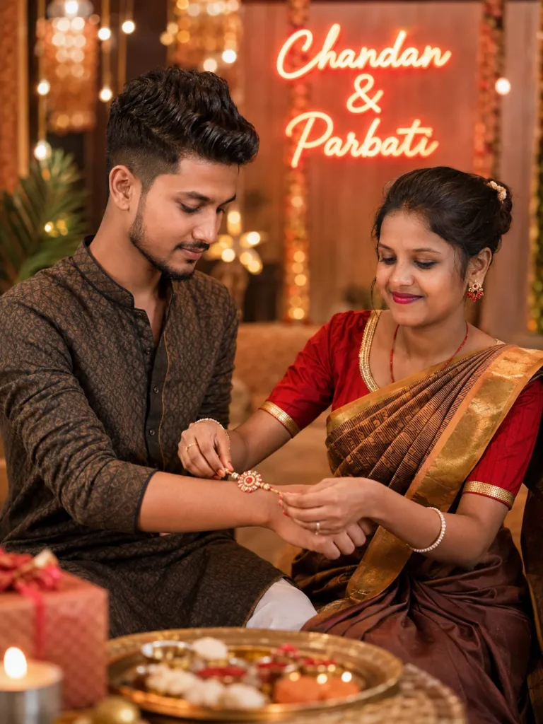 Raksha Bandhan AI Photo Prompt, 