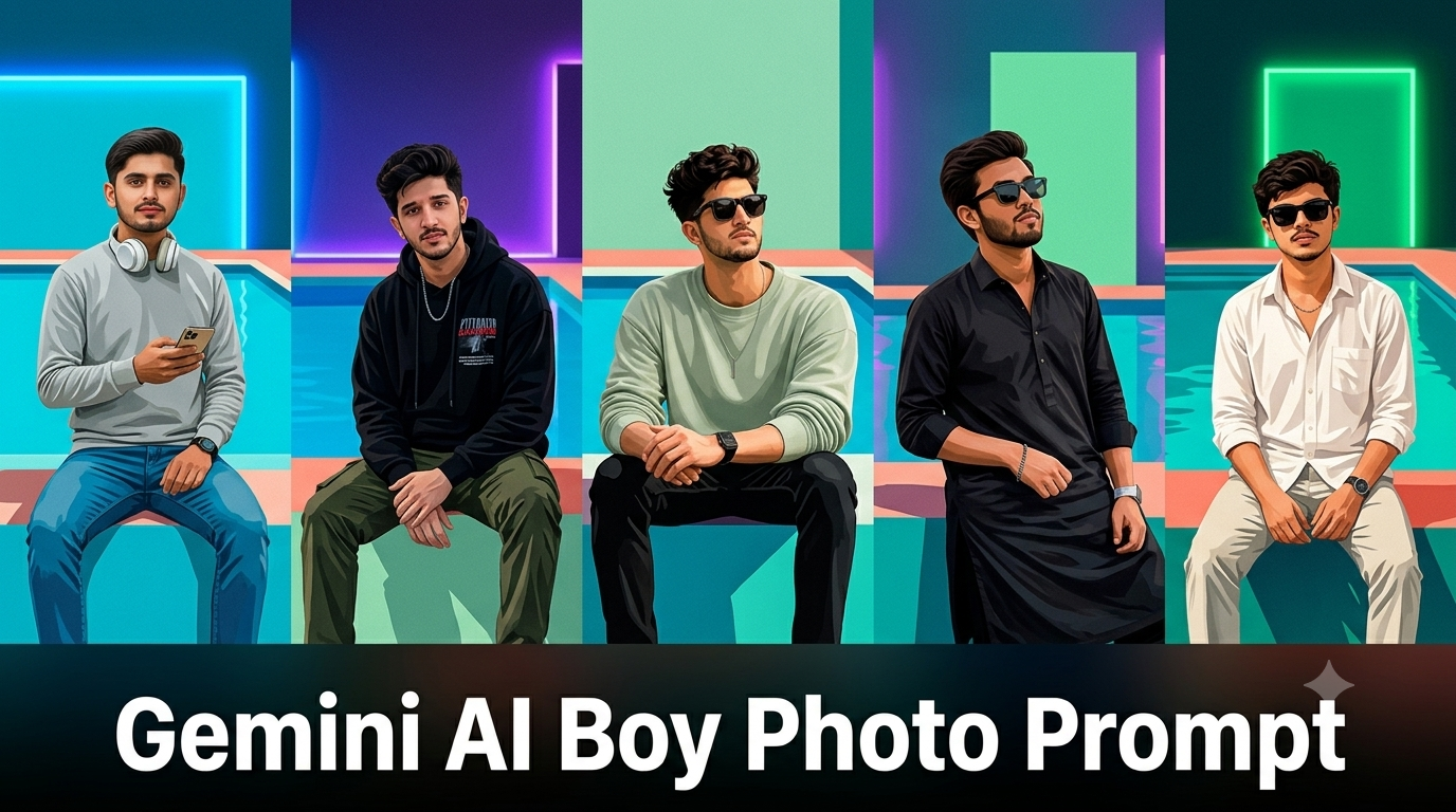 Read more about the article Boy Gemini AI Photo Prompt: 5 Realistic and Stylish Gemini Prompts