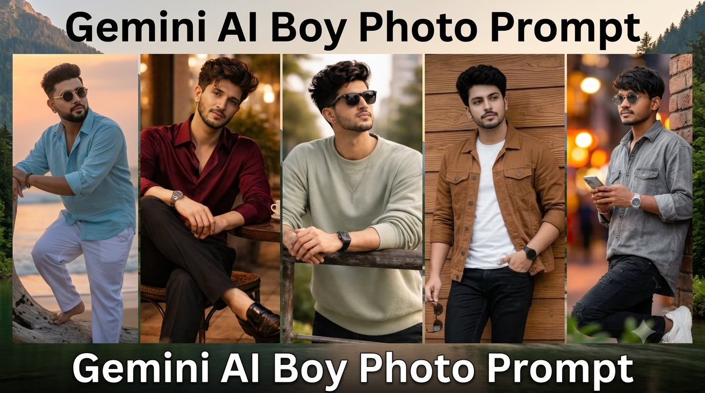 Read more about the article Gemini Boy Photo Prompts: Realistic AI Portrait Ideas