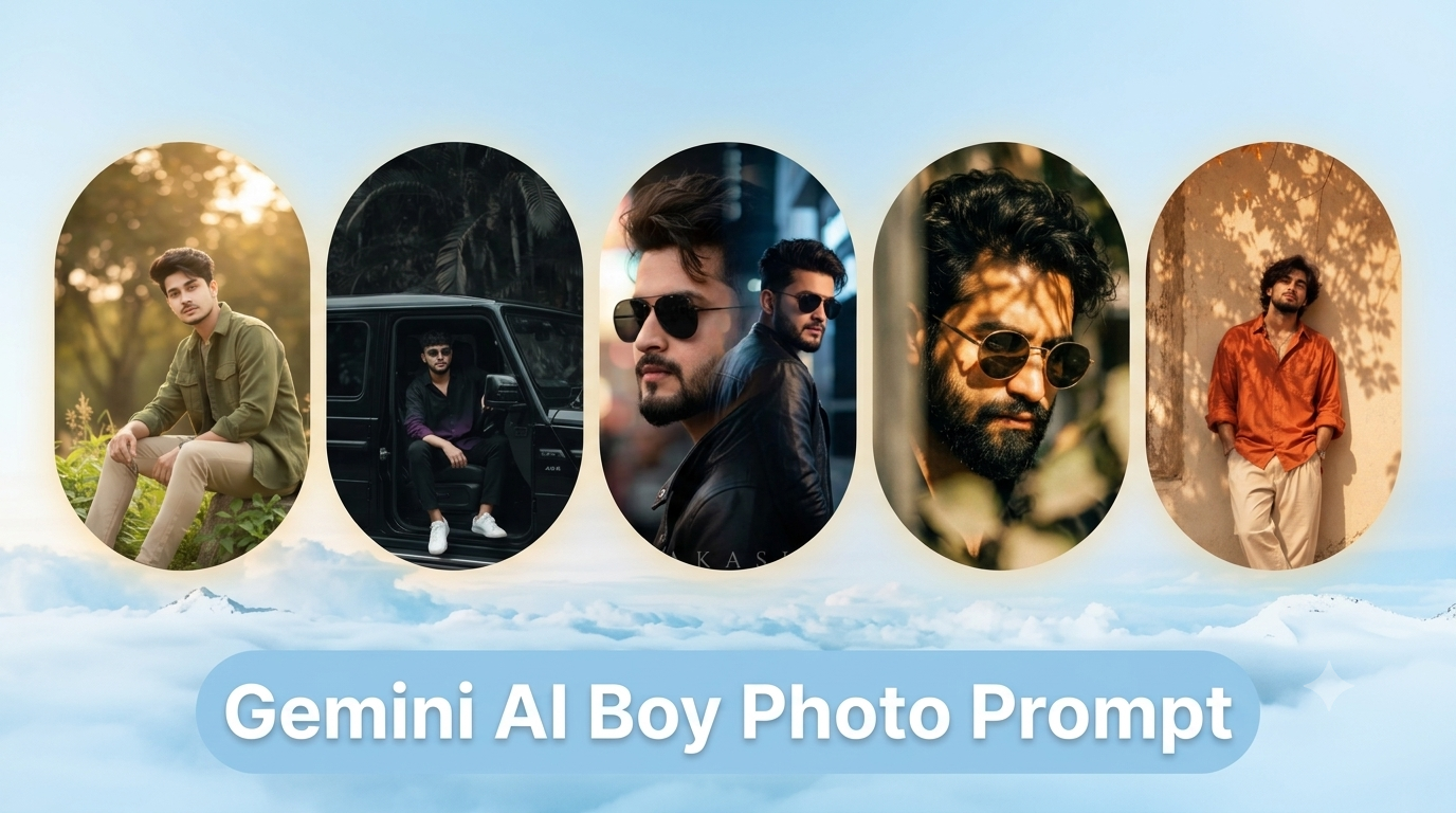 Read more about the article Gemini Boy Photo Prompt: Create Realistic AI Photos with Gemini
